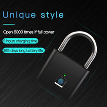 Load image into Gallery viewer, Smart Keyless Fingerprint Smart Padlock
