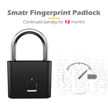 Load image into Gallery viewer, Smart Keyless Fingerprint Smart Padlock
